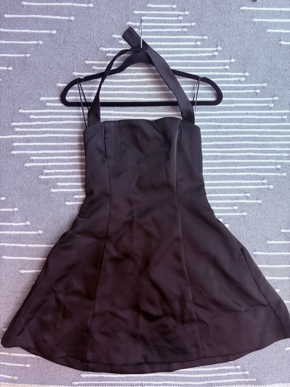 Dynamite Black Halter Mini Dress
